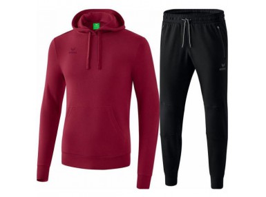 ERIMA CASUAL BASIC dres bawełniany męski bordowy