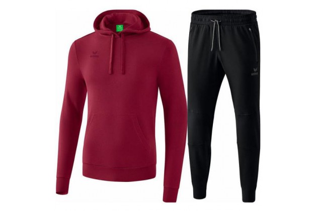 ERIMA CASUAL BASIC dres bawełniany męski bordowy