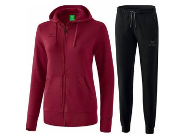 ERIMA CASUAL SPORT dres bawełniany damski bordowy