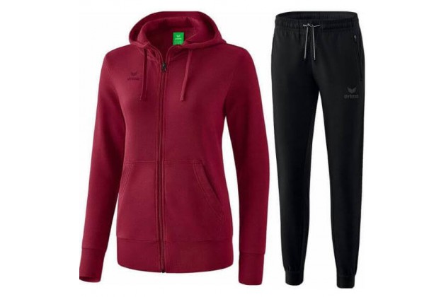 ERIMA CASUAL SPORT dres bawełniany damski bordowy