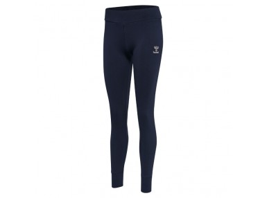 Legginsy bawełniane damskie HUMMEL MOVE GRID