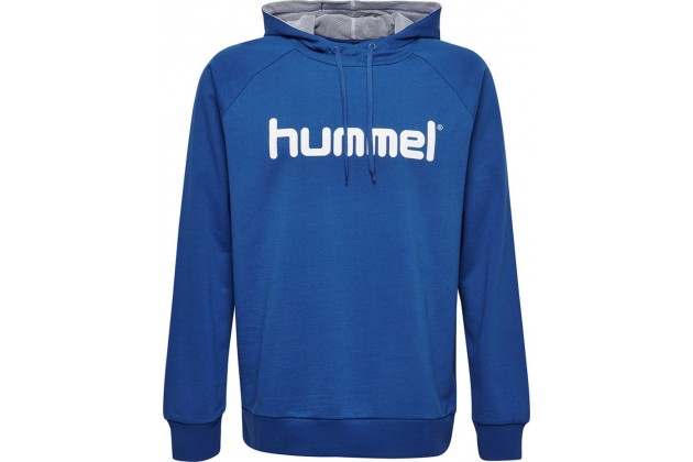 HUMMEL GO COTTON LOGO bluza męska z kapturem